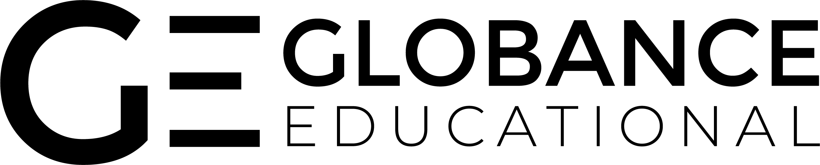 Logo GE orizzontale Black